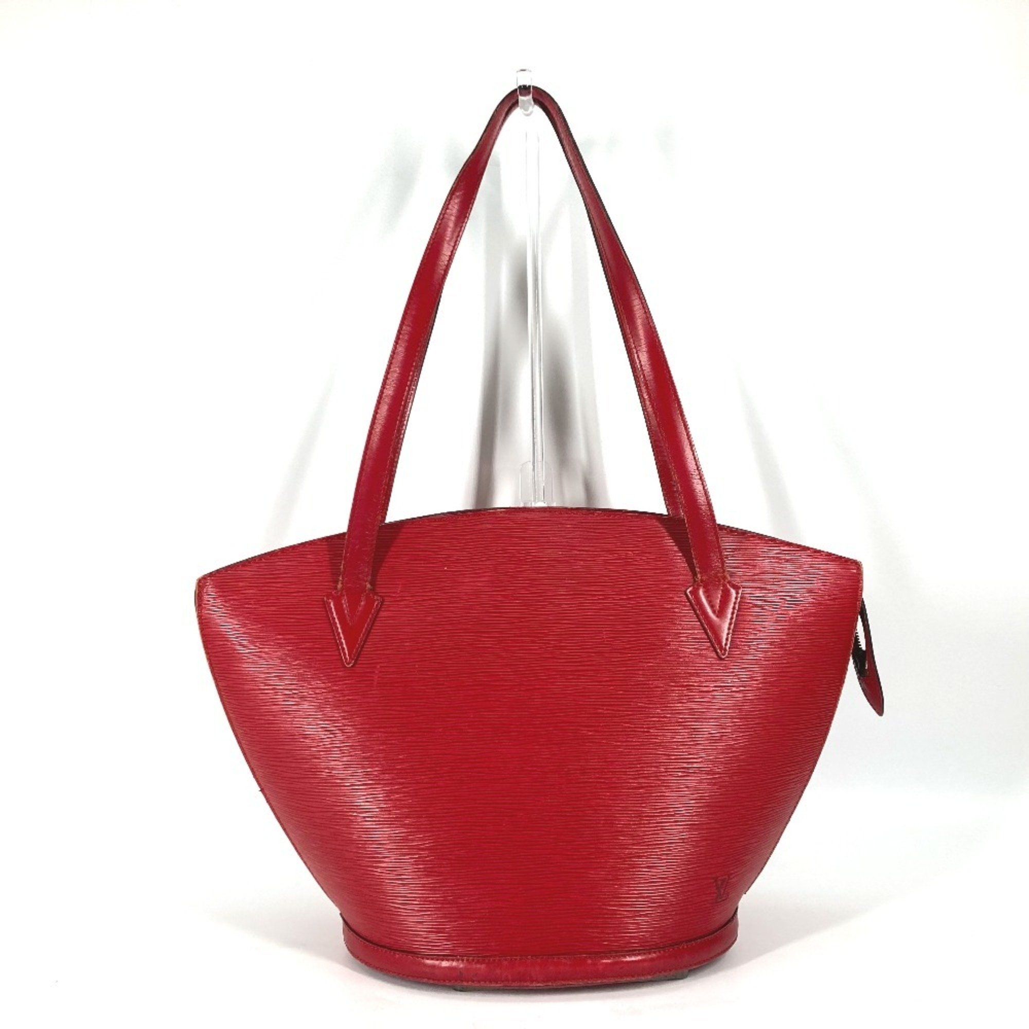 LOUIS VUITTON M52267 Epi Saint Jacques Tote Bag Shoulder Leather Women's Castilian Red