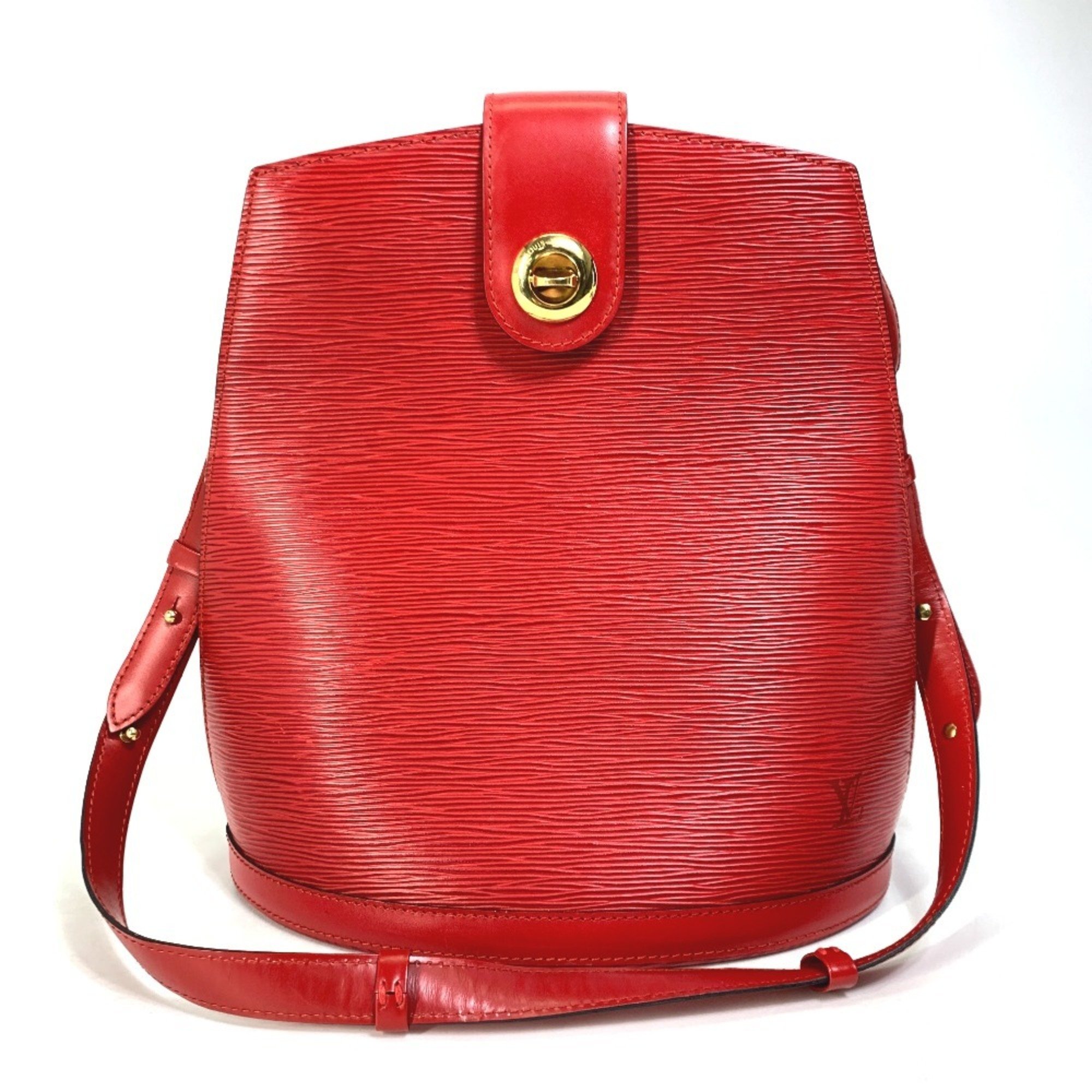 LOUIS VUITTON M52257 Epi Cluny Shoulder Bag Leather Women's Castilian Red