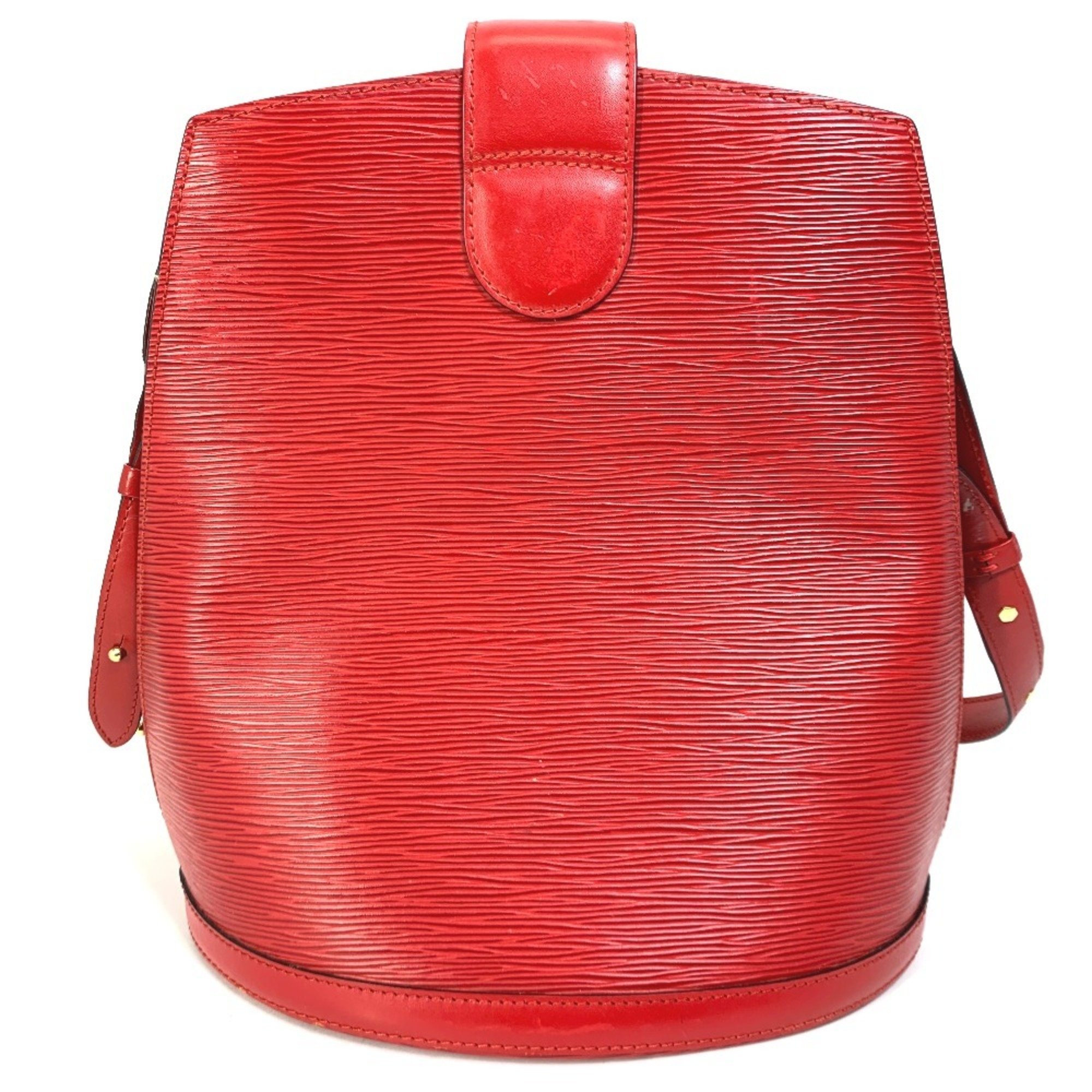 LOUIS VUITTON M52257 Epi Cluny Shoulder Bag Leather Women's Castilian Red