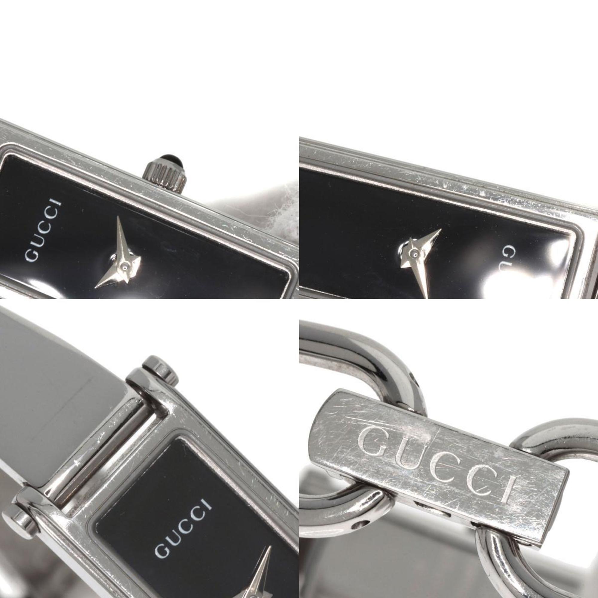 Gucci 1500L Square Face Watch Stainless Steel SS Ladies GUCCI