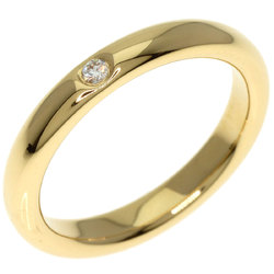 Tiffany Classic Wedding Band 1P Diamond Ring, 18K Yellow Gold, Women's, TIFFANY&Co.