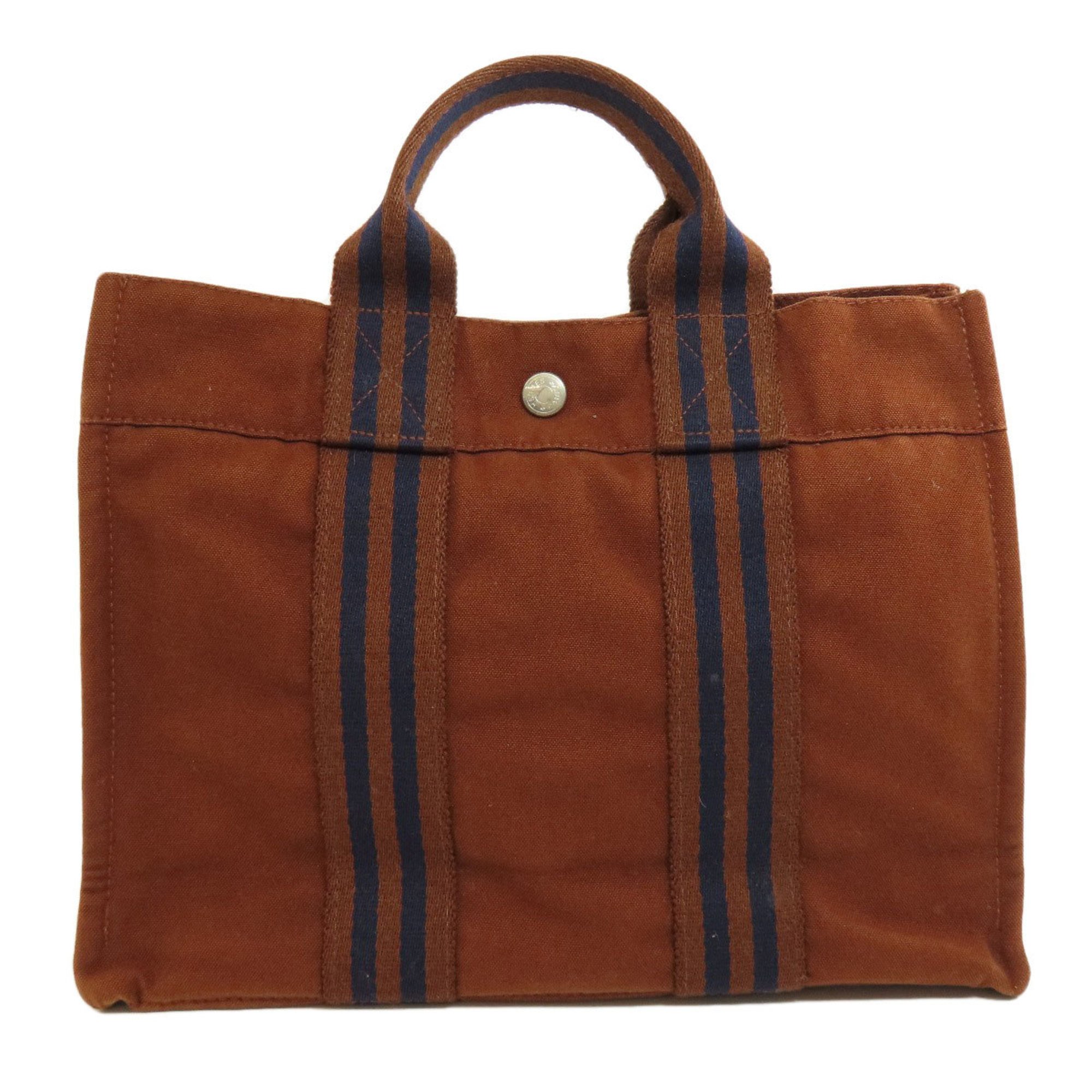 Hermes Sac Foul Tou PM Handbag Canvas Women's HERMES