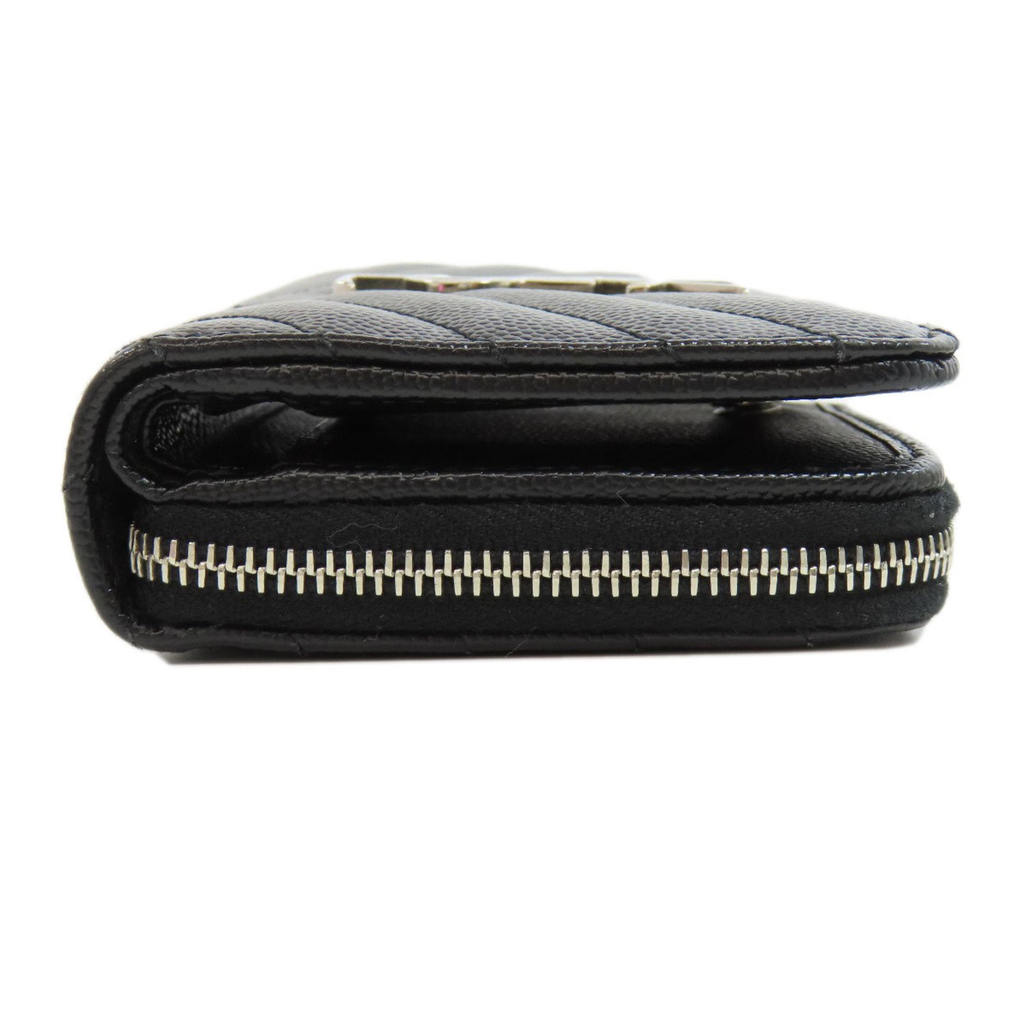 Saint Laurent Cassandra Bi-fold Wallet Leather Women's SAINT LAURENT