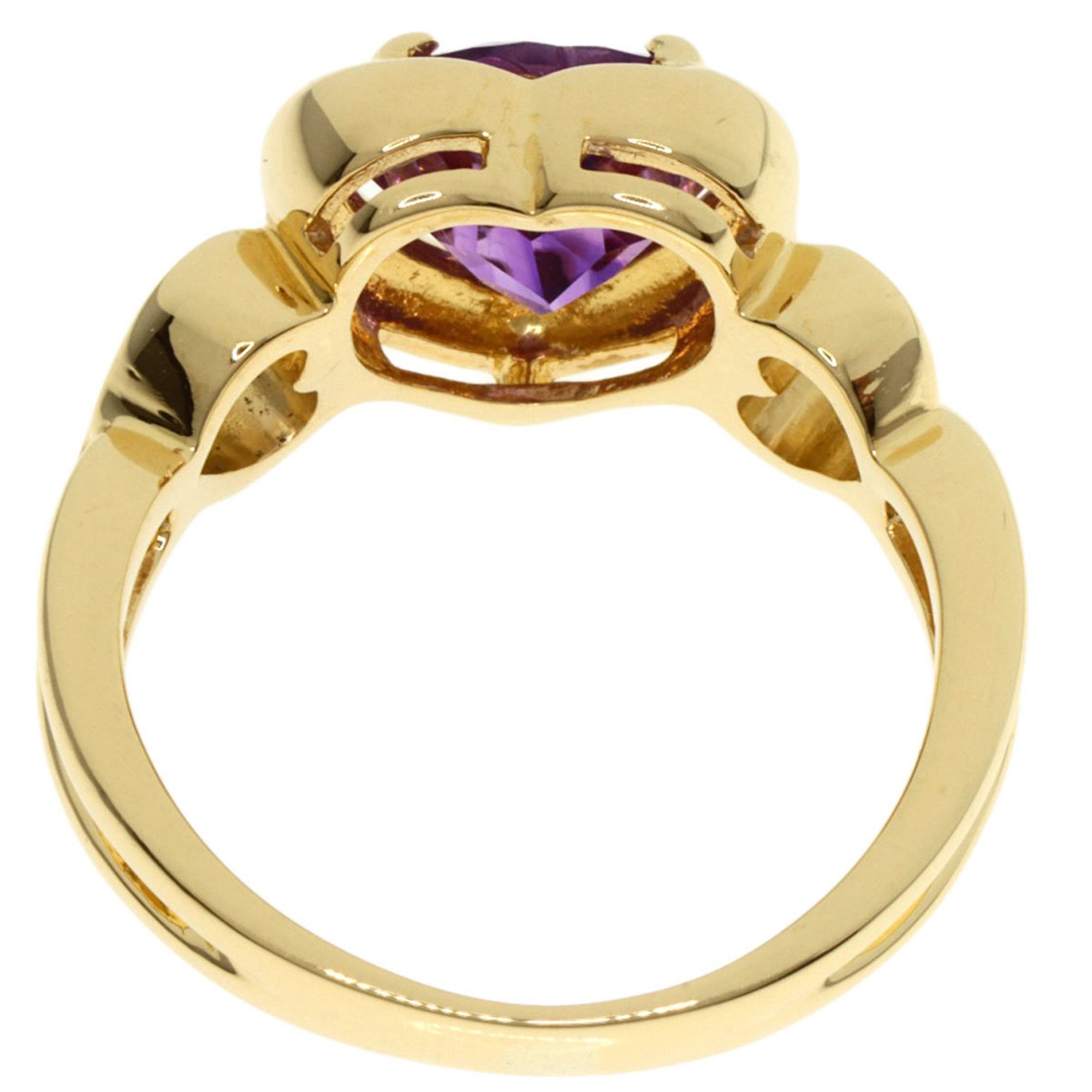 Tiffany Heart Amethyst Ring, 18K Yellow Gold, Women's, TIFFANY&Co.