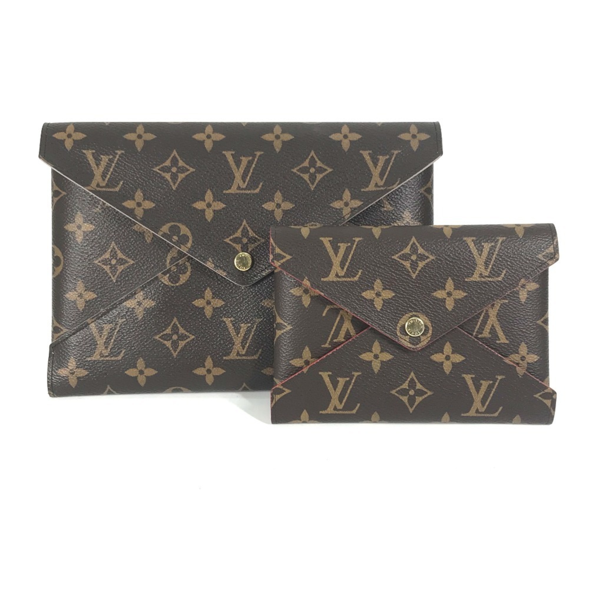 LOUIS VUITTON M62034 Monogram Pochette Kirigami Large and Medium Pouch Clutch Bag Canvas Women s Brown eLADY Globazone