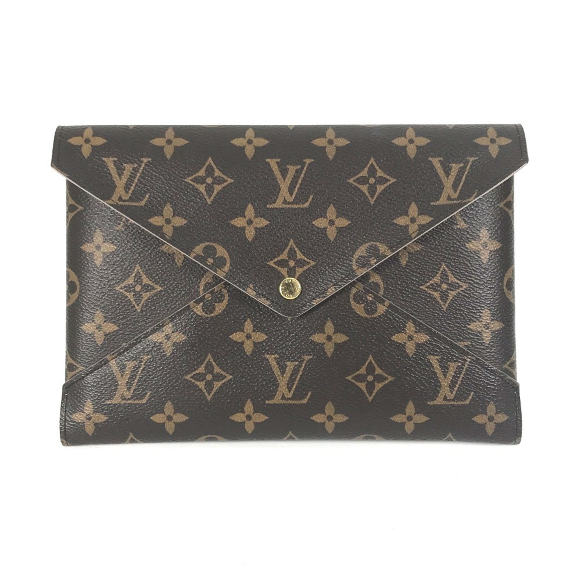 LOUIS VUITTON M62034 Monogram Pochette Kirigami Large and Medium Pouch Clutch Bag Canvas Women's Brown