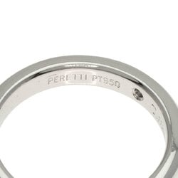 Tiffany Stacking Band 1P Diamond Ring, Platinum PT950, Women's, TIFFANY&Co.