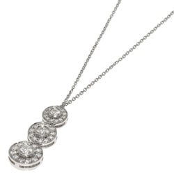 Tiffany Circlet Triple Drop Diamond Necklace in Platinum PT950 for Women TIFFANY&Co.