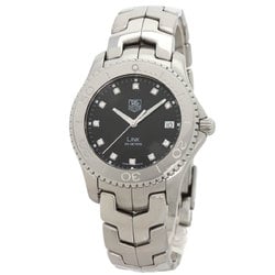 TAG Heuer WJ1113 Link 11P Diamond Watch Stainless Steel SS Men's HEUER