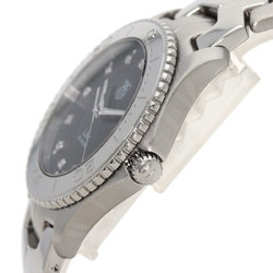 TAG Heuer WJ1113 Link 11P Diamond Watch Stainless Steel SS Men's HEUER