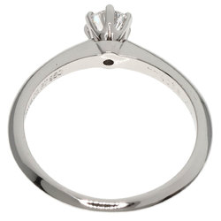 Tiffany solitaire diamond ring, platinum PT950, for women, TIFFANY&Co.