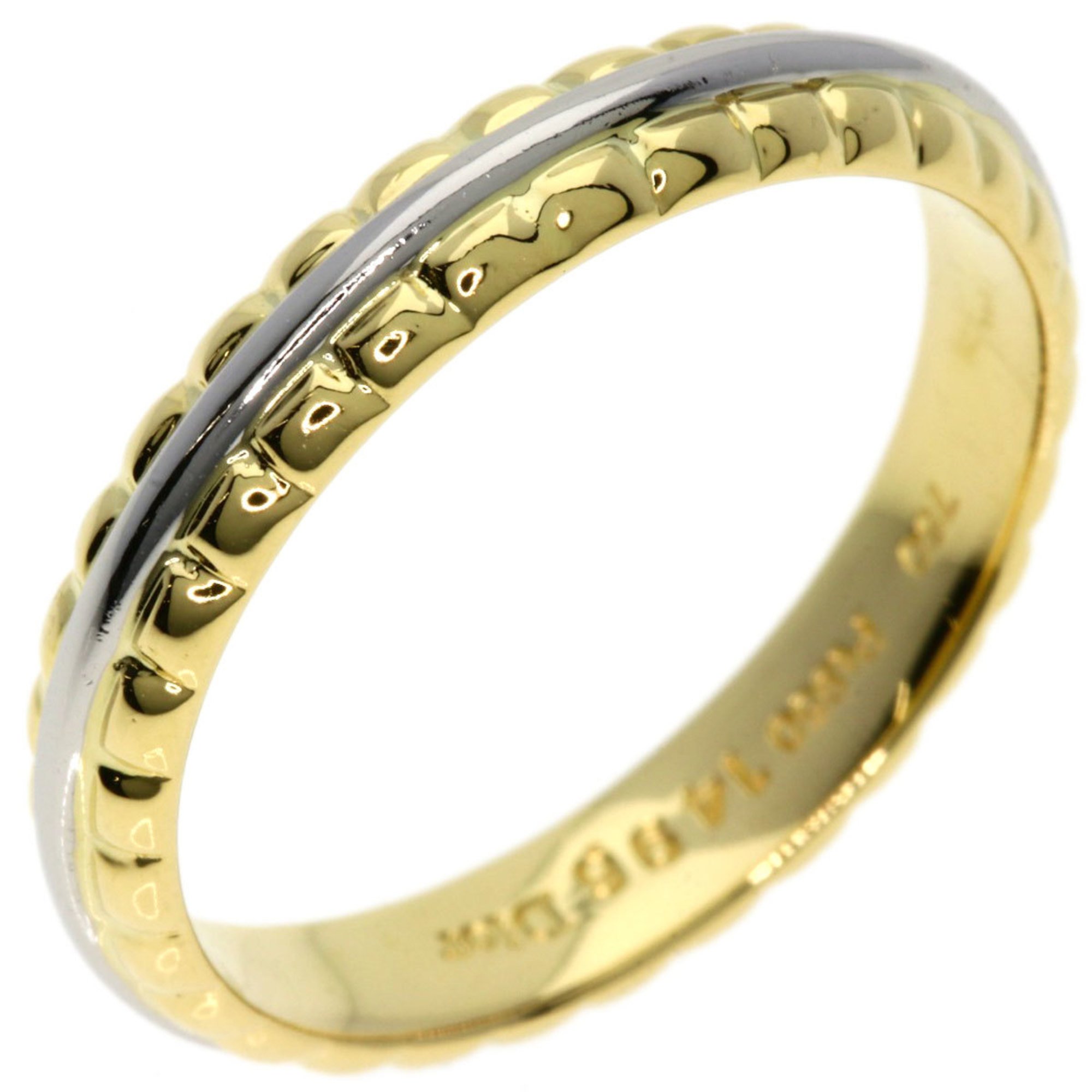 Christian Dior Dior Design Ring, 18K Yellow Gold PT950, Women's