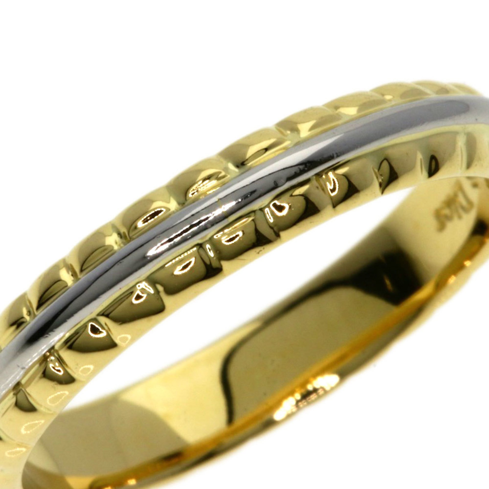 Christian Dior Dior Design Ring, 18K Yellow Gold PT950, Women's