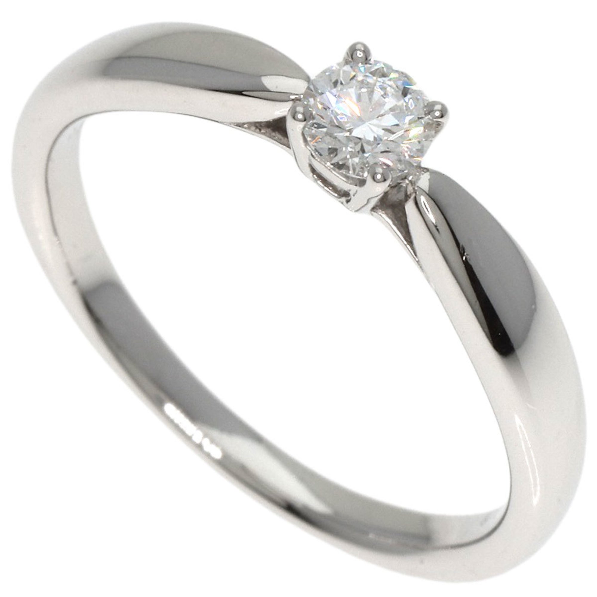 Tiffany Harmony Solitaire Diamond Ring, Platinum PT950, Women's, TIFFANY&Co.