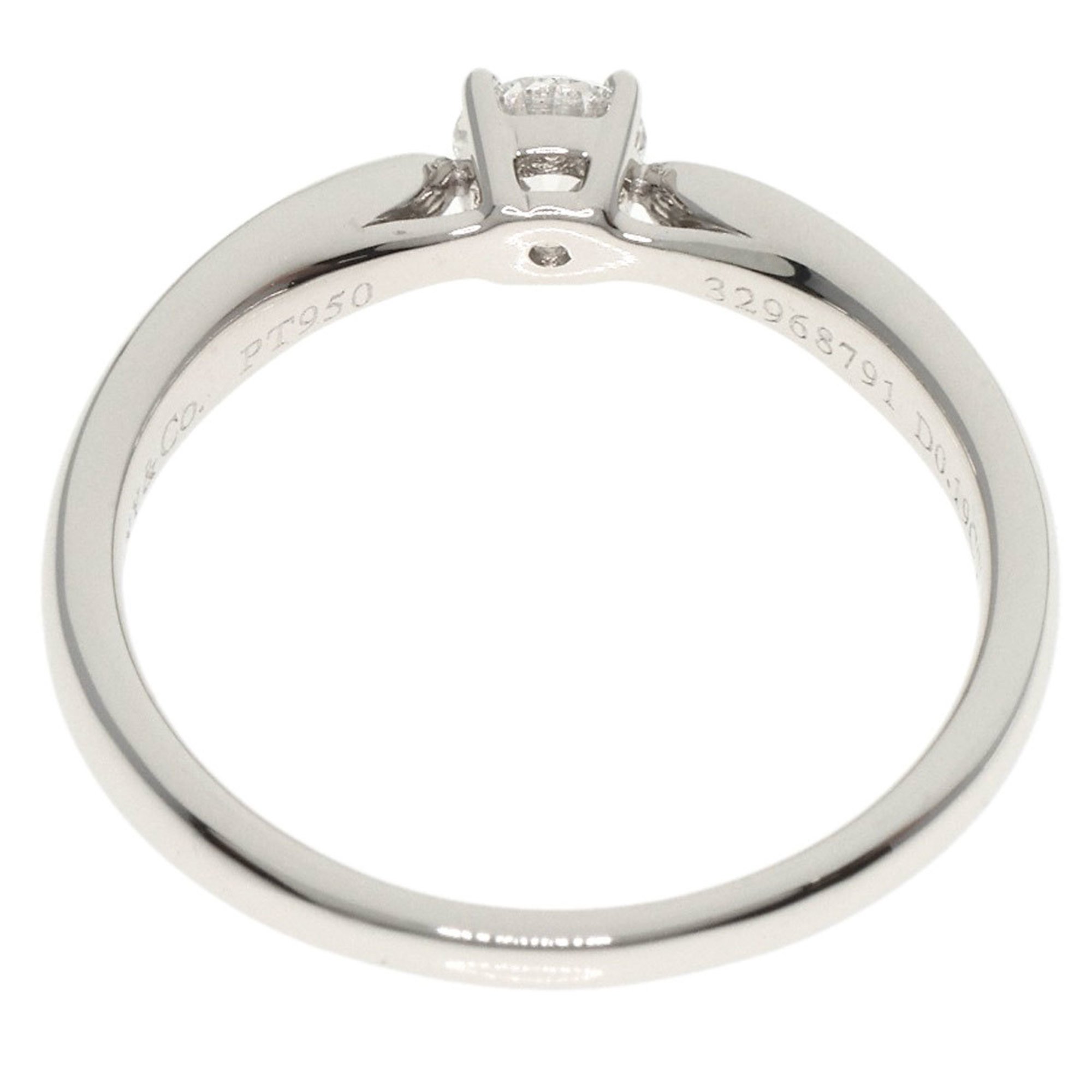 Tiffany Harmony Solitaire Diamond Ring, Platinum PT950, Women's, TIFFANY&Co.