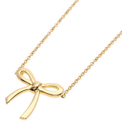 Tiffany Bow Necklace, 18K Pink Gold, Women's, TIFFANY&Co.