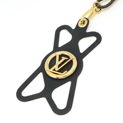 LOUIS VUITTON Louis Vuitton Monogram Phone Holder Louise iPhone Smartphone Silicone Noir Black M68382