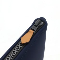 HERMES Hermes Truss Flat MM Neoban Multi Pouch Clutch Bag Second Polyamide Elastane Dark Navy