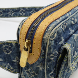 LOUIS VUITTON Louis Vuitton Monogram Denim Bum Bag Waist Body Shoulder Blue M95347