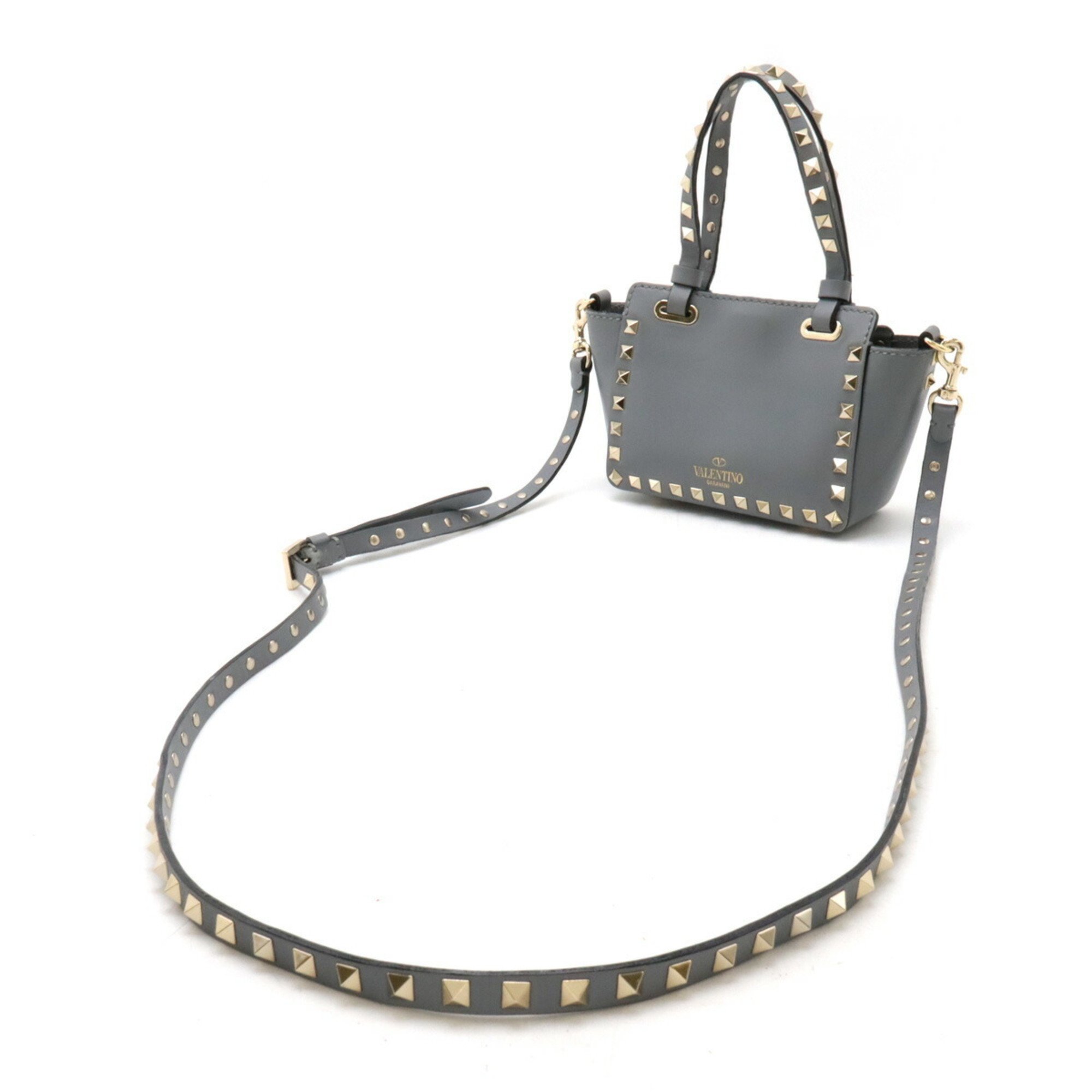 VALENTINO GARAVANI Valentino Garavani Rockstud Handbag Bag Shoulder Gray