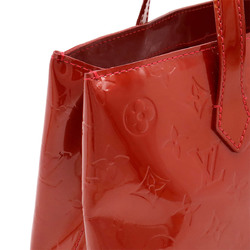 LOUIS VUITTON Louis Vuitton Monogram Vernis Wilshire PM Handbag Tote Bag Patent Calfskin Pomme d'Amour Red M93642