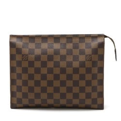 LOUIS VUITTON Louis Vuitton Damier Poche Toilette 26 Pouch Second Bag Clutch N47543