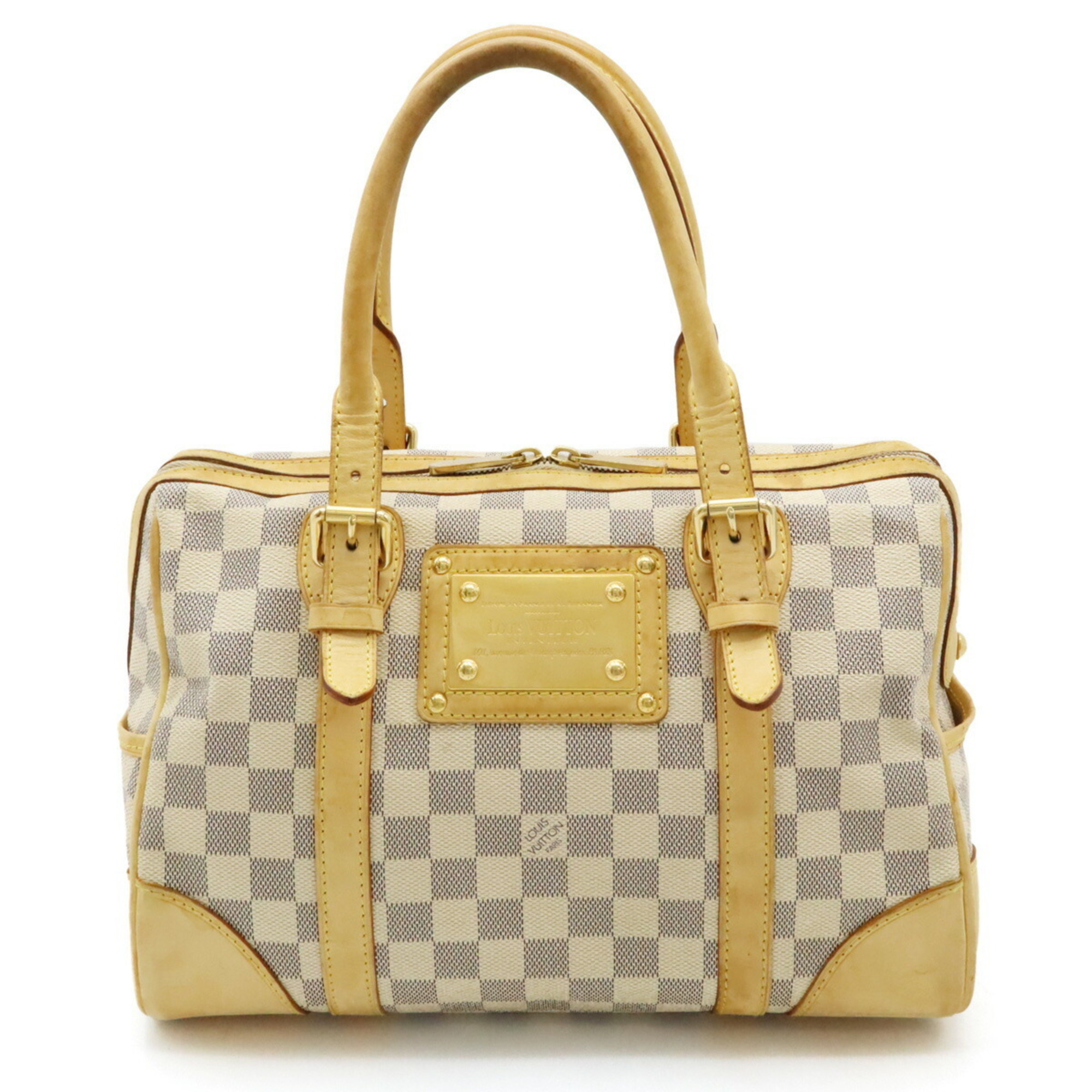 LOUIS VUITTON Damier Azur Berkeley Handbag Boston Bag N52001