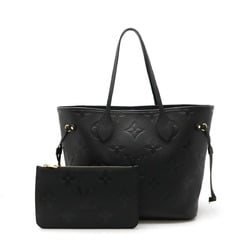 LOUIS VUITTON Louis Vuitton Monogram Empreinte Neverfull MM Tote Bag Shoulder Leather Noir M45685