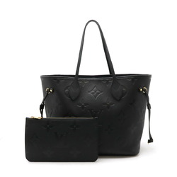 LOUIS VUITTON Louis Vuitton Monogram Empreinte Neverfull MM Tote Bag Shoulder Leather Noir M45685