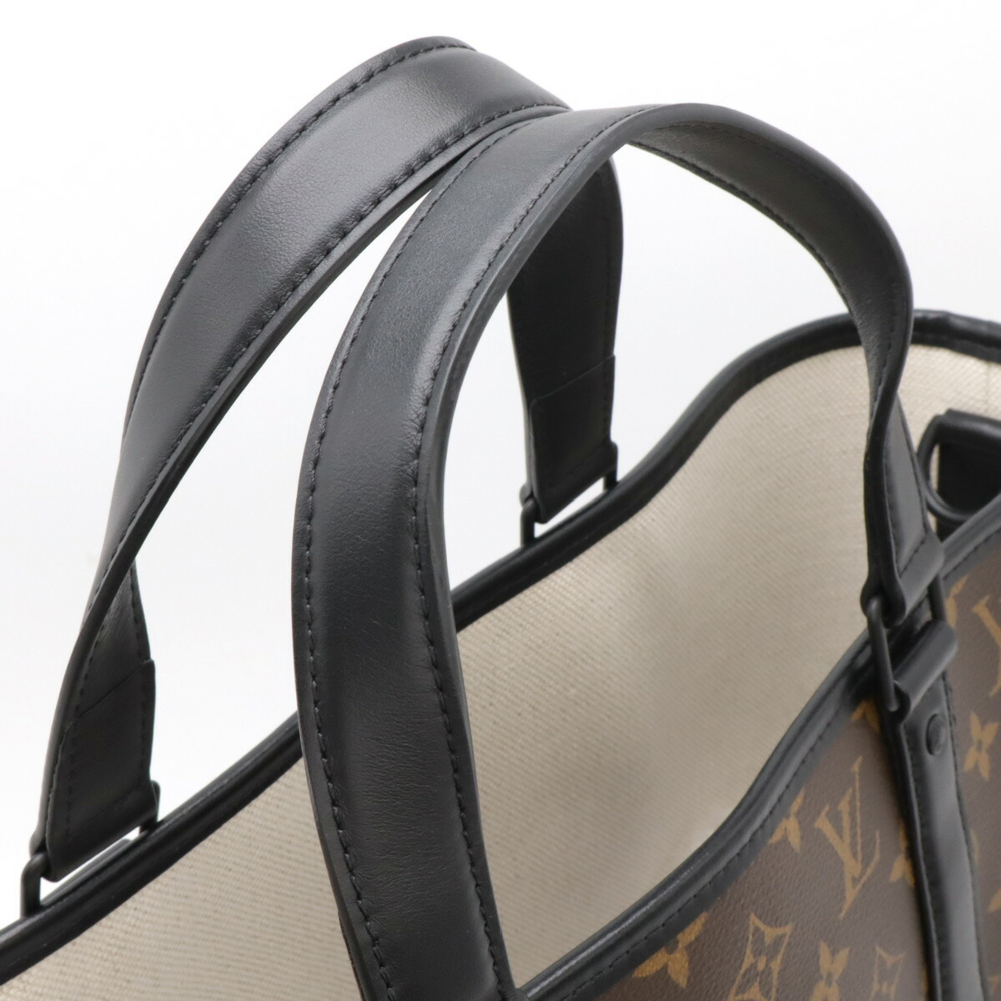 LOUIS VUITTON Louis Vuitton Monogram Macassar Weekend Tote PM Bag Shoulder M45734