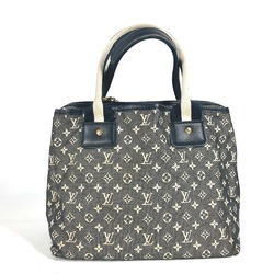 LOUIS VUITTON M92508 Monogram Sac Marie Kate Boston Bag Shoulder Handbag Canvas Women's Navy