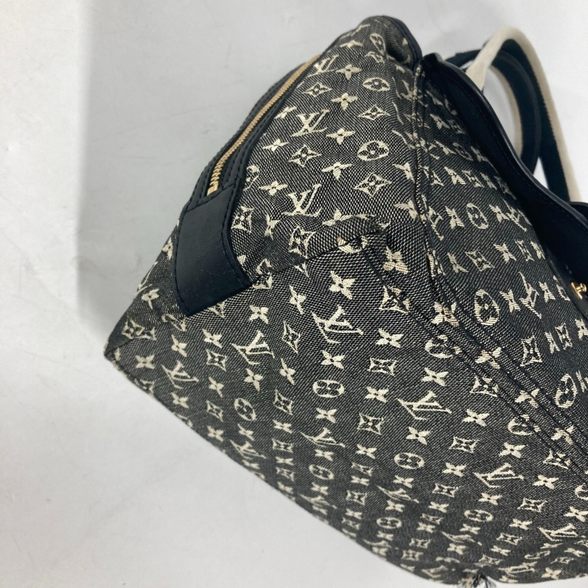 LOUIS VUITTON M92508 Monogram Sac Marie Kate Boston Bag Shoulder Handbag Canvas Women's Navy