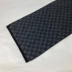 LOUIS VUITTON M70028 Echarpe Petit Damier Scarf Wool Men's Grey