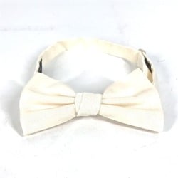 LOUIS VUITTON M73479 LV Ribbon Bow Tie Wool Silk Men's Ivory