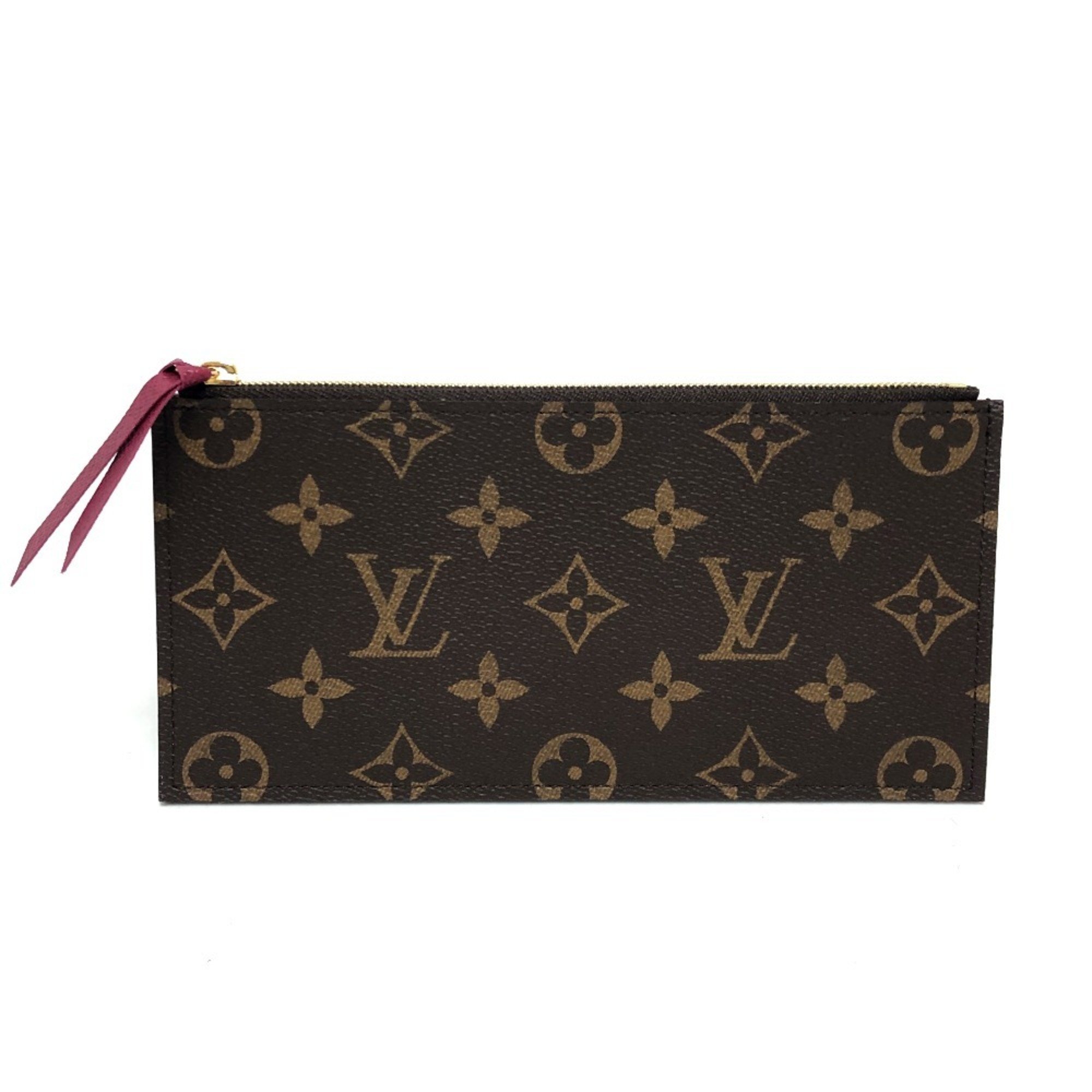 LOUIS VUITTON M81896 Pochette Felicie Shoulder Bag Monogram Canvas Women's Brown