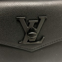 LOUIS VUITTON Louis Vuitton M55845 Rock Me Tote PM Bag Handbag Grained Calf Leather Women's Noir Black