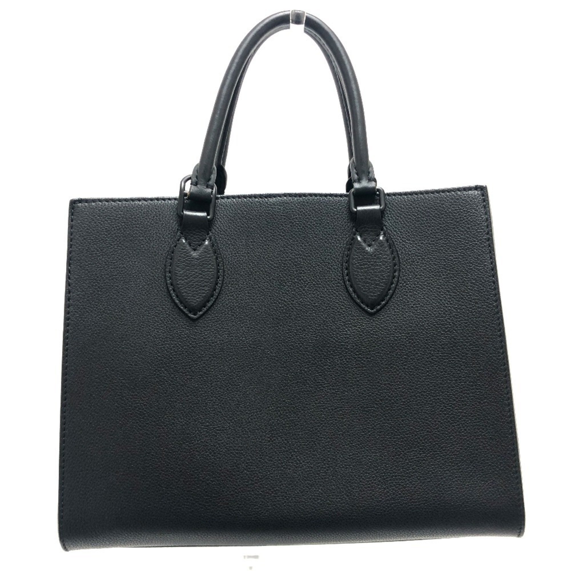 LOUIS VUITTON Louis Vuitton M55845 Rock Me Tote PM Bag Handbag Grained Calf Leather Women's Noir Black