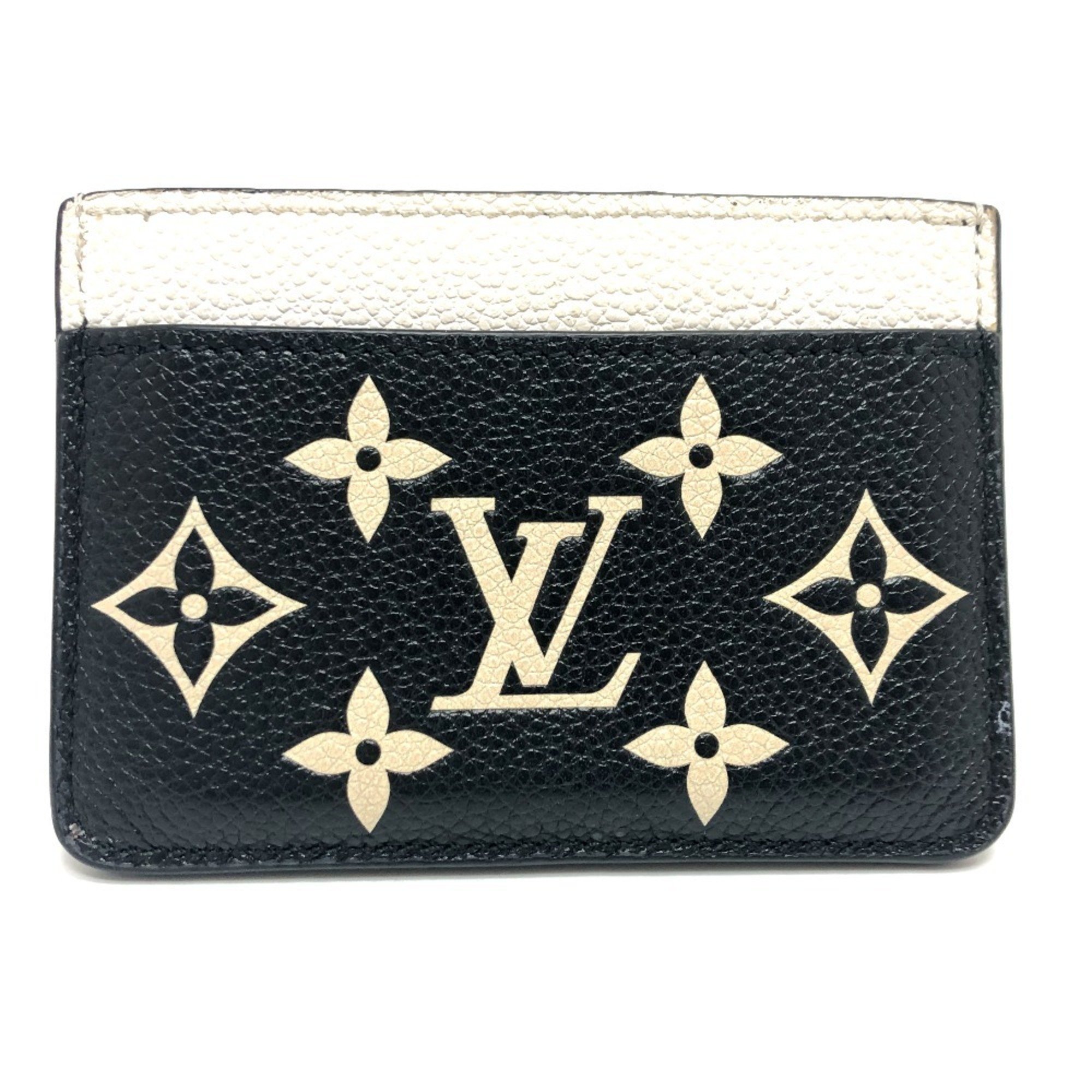 LOUIS VUITTON M81282 Porte Carte Sample Multicolor Business Card Holder/Card Case Pass Monogram Empreinte Leather Women's