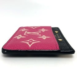 LOUIS VUITTON M81282 Porte Carte Sample Multicolor Business Card Holder/Card Case Pass Monogram Empreinte Leather Women's