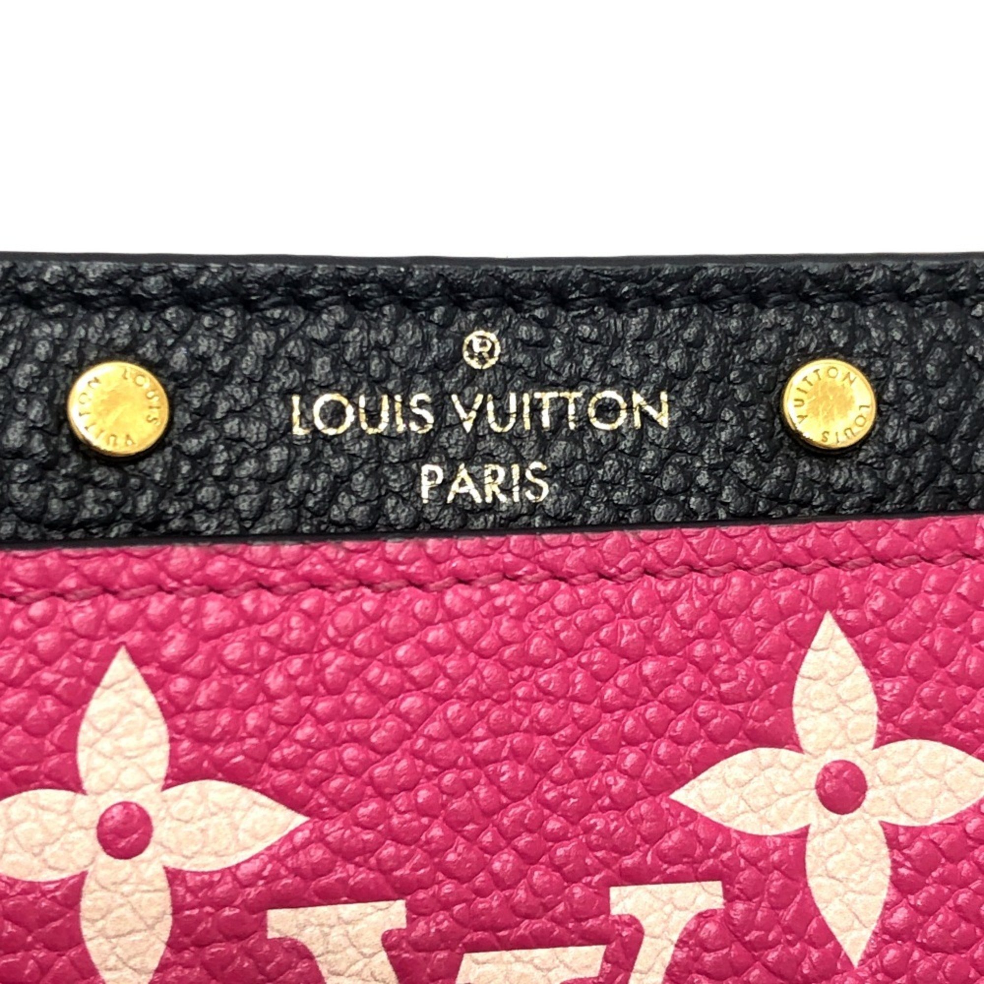 LOUIS VUITTON M81282 Porte Carte Sample Multicolor Business Card Holder/Card Case Pass Monogram Empreinte Leather Women's