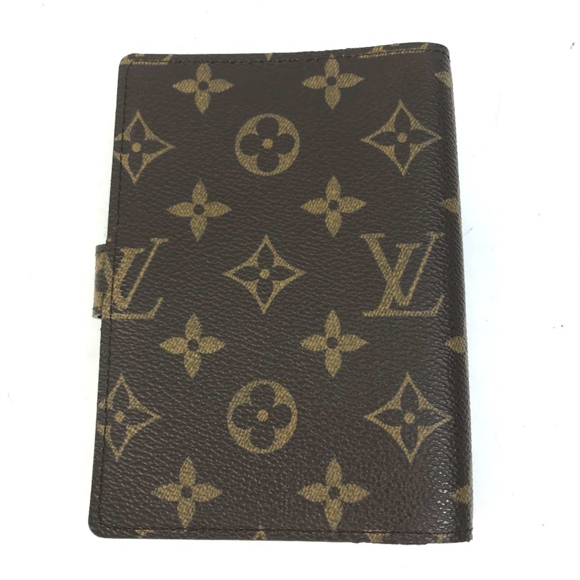 LOUIS VUITTON R20005 Monogram Agenda PM Case Notebook Cover Canvas Women's Brown