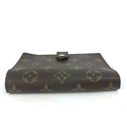 LOUIS VUITTON R20005 Monogram Agenda PM Case Notebook Cover Canvas Women's Brown