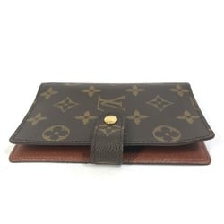 LOUIS VUITTON R20005 Monogram Agenda PM Case Notebook Cover Canvas Women's Brown