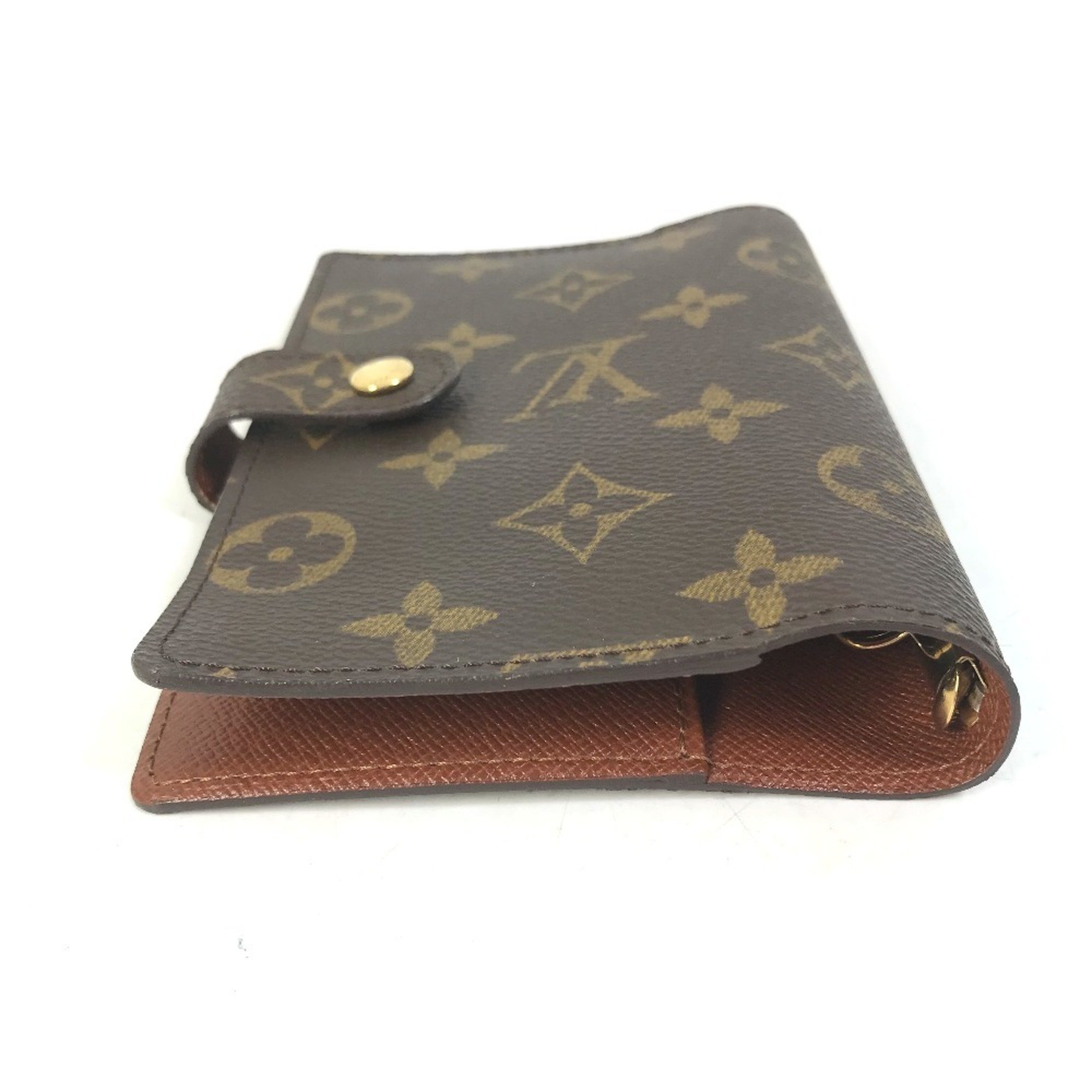 LOUIS VUITTON R20005 Monogram Agenda PM Case Notebook Cover Canvas Women's Brown