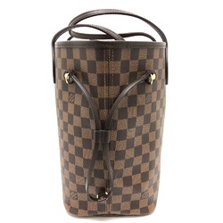 LOUIS VUITTON Louis Vuitton N40599 Neverfull MM Tote Bag Damier Canvas Women's Ebene Brown