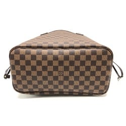 LOUIS VUITTON Louis Vuitton N40599 Neverfull MM Tote Bag Damier Canvas Women's Ebene Brown