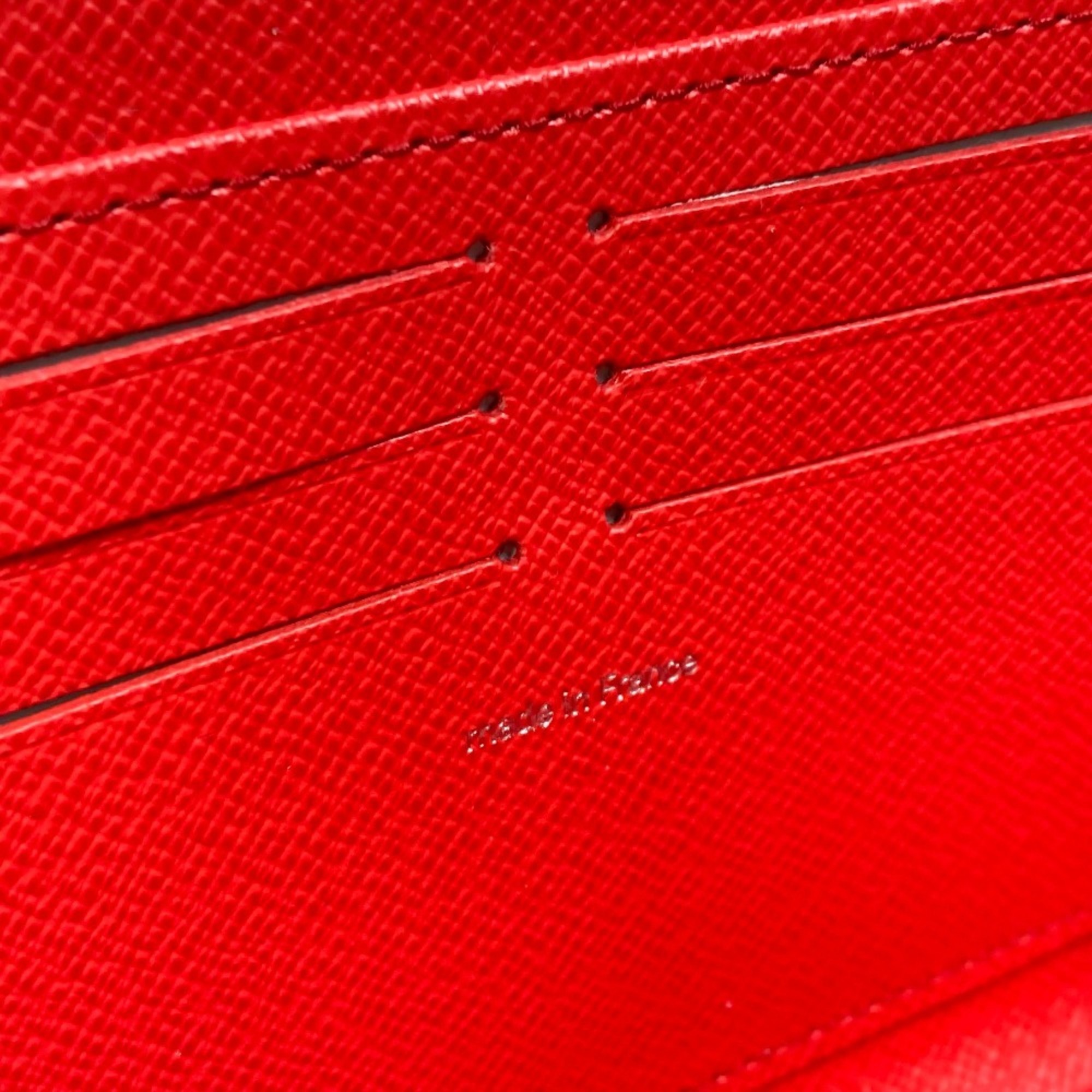 LOUIS VUITTON M81961 Epi Limited Edition LV x YK Zippy Wallet Yayoi Kusama Round Long Leather Ladies Rouge Red