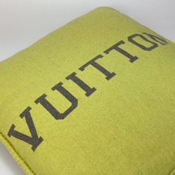 LOUIS VUITTON MP2158 Cushion Julio Louis Wool Cashmere Men's Women's Yellow x Gray