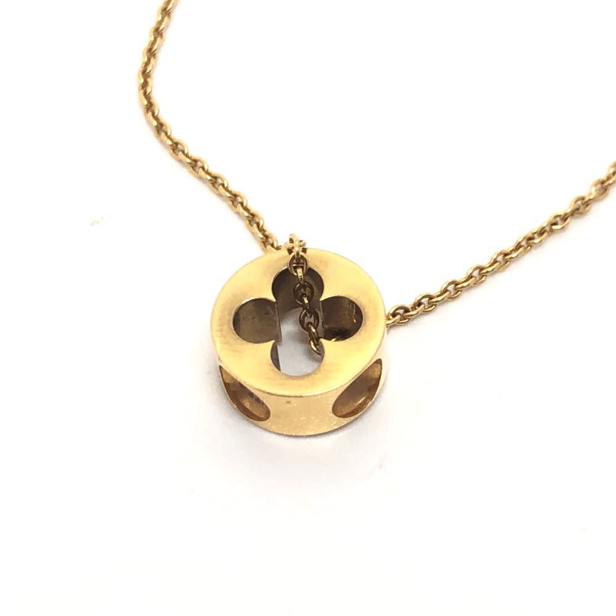 LOUIS VUITTON Q93230 Pendant Empreinte Necklace K18PG Women's Gold