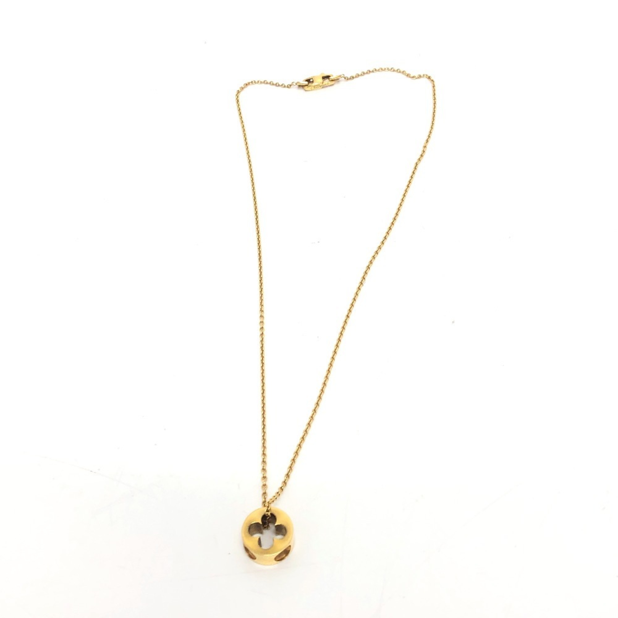 LOUIS VUITTON Q93230 Pendant Empreinte Necklace K18PG Women's Gold